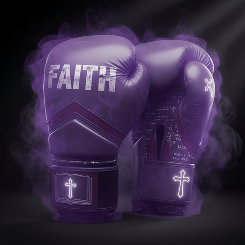 Faith By Boxing Gloves – Ghost Purple
